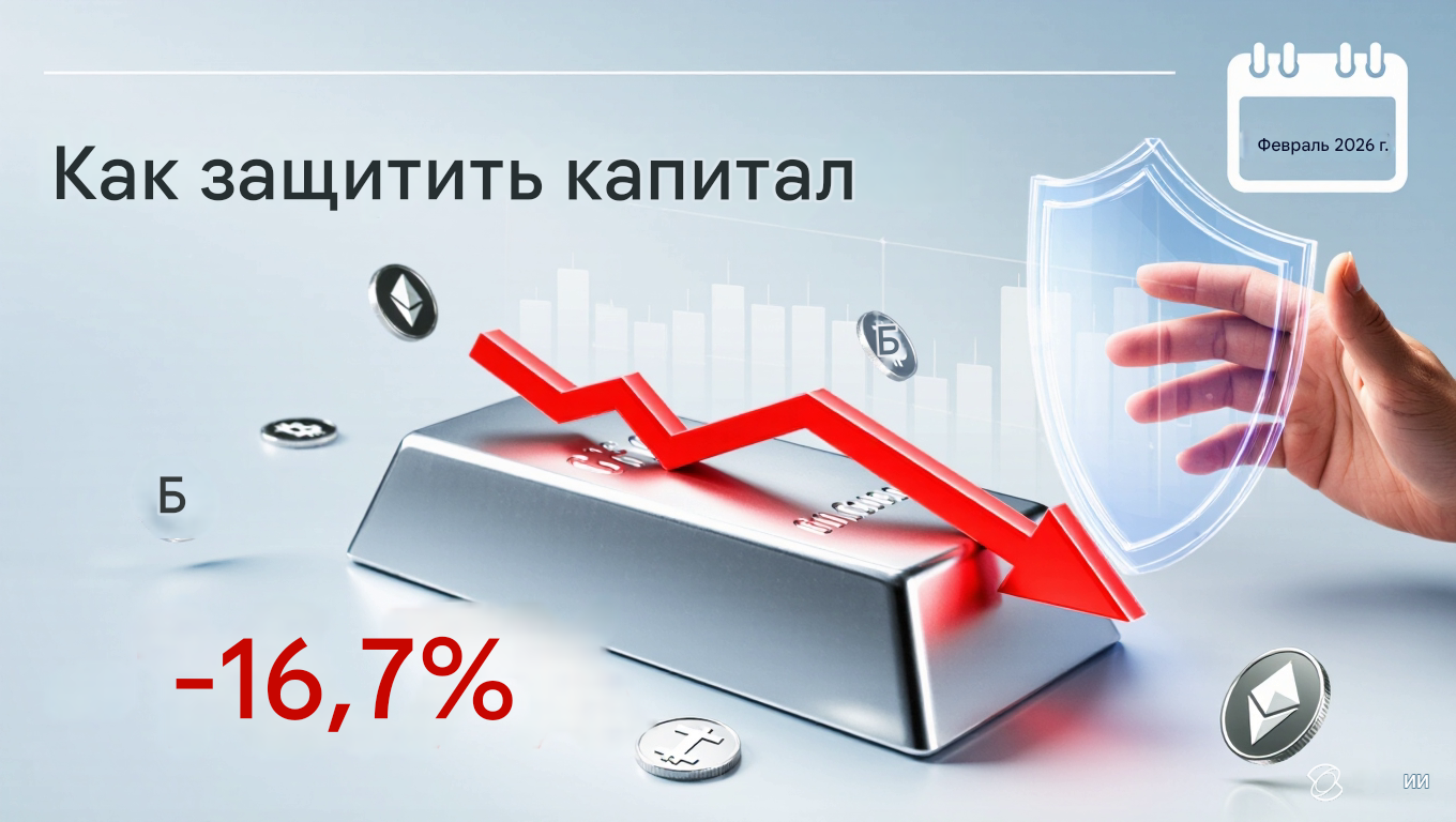📉 Серебро рухнуло на 16.7% за сутки: что это значит для криптоинвесторов и как защитить капитал в феврале 2026